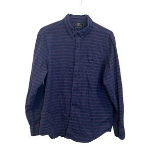 Vineyard Vines By Shep & Ian Slim Longshore Men’s Button‎ Down LS Shirt Size L